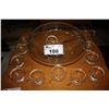 Image 1 : GLASS PUNCH BOWL & CUP SET
