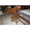 Image 2 : ANTIQUE HIGHLEY CARVED BARLEY TWIST CHAIR