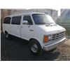 Image 1 : 1992 WHITE DODGE RAM PASSENGER CARGO VAN B250, 360,193 KMS, VIN#2B4HB25Z3N6123214