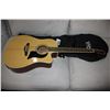 Image 2 : GEORGE WASHBURN ELECTRIC ACOUSTIC GUITAR (MODEL GWLG2CECPAKN) WITH GIG BAG