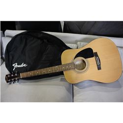 FENDER ACOUSTIC (MODEL FA-100) WITH FENDER GIG BAG