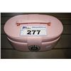 Image 2 : PINK JEWELRY BOX WITH CONTENTS