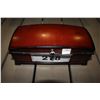 Image 2 : WOOD JEWELRY BOX WITH CONTENTS