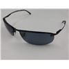 Image 2 : PAIR OF AUTHENTIC POLARIZED RAY-BAN SUNGLASSES (MODEL RB 3183) *SCRATCHED ON INSIDE LENS*