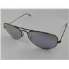 Image 2 : PAIR OF AUTHENTIC POLARIZED RAY-BAN METAL FRAME AVIATOR SUNGLASSES (MODEL RB 3025)