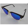 Image 2 : PAIR OF AUTHENTIC RAY-BAN CLUBMASTER SUNGLASSES (MODEL RB 3016) *SCRATCHES*