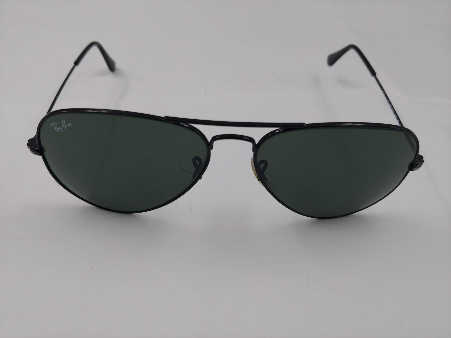 PAIR OF AUTHENTIC RAY-BAN METAL FRAME AVIATOR SUNGLASSES (MODEL RB 3025 ...