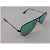 Image 3 : PAIR OF AUTHENTIC RAY-BAN CHILD'S AVIATOR SUNGLASSES (RJ 9506S) *SCRATCHES*
