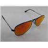 Image 3 : PAIR OF AUTHENTIC RAY-BAN CHILD'S AVIATOR SUNGLASSES (RJ 9506S) *SCRATCHES*