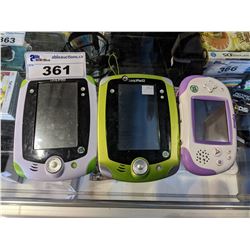 3 LEAPFROG TABLETS