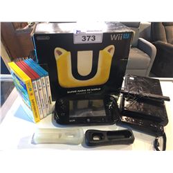 NINTENDO WII U WITH GAMES *SCREEN CRACKED*