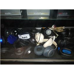 LOT OF ASSORTED HEADPHONES