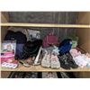 Image 2 : SHELF INCLUDING GREY CONVERSE SNEAKERS, CLOSET ORGANIZERS, SHOES, BAGS AND MORE HOUSEHOLD GOODS