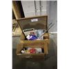 Image 2 : 2 BOXES INCLUDING CORKBOARD, RAT TRAP, PROTEIN BARS, POP, ELECTRONICS AND MORE