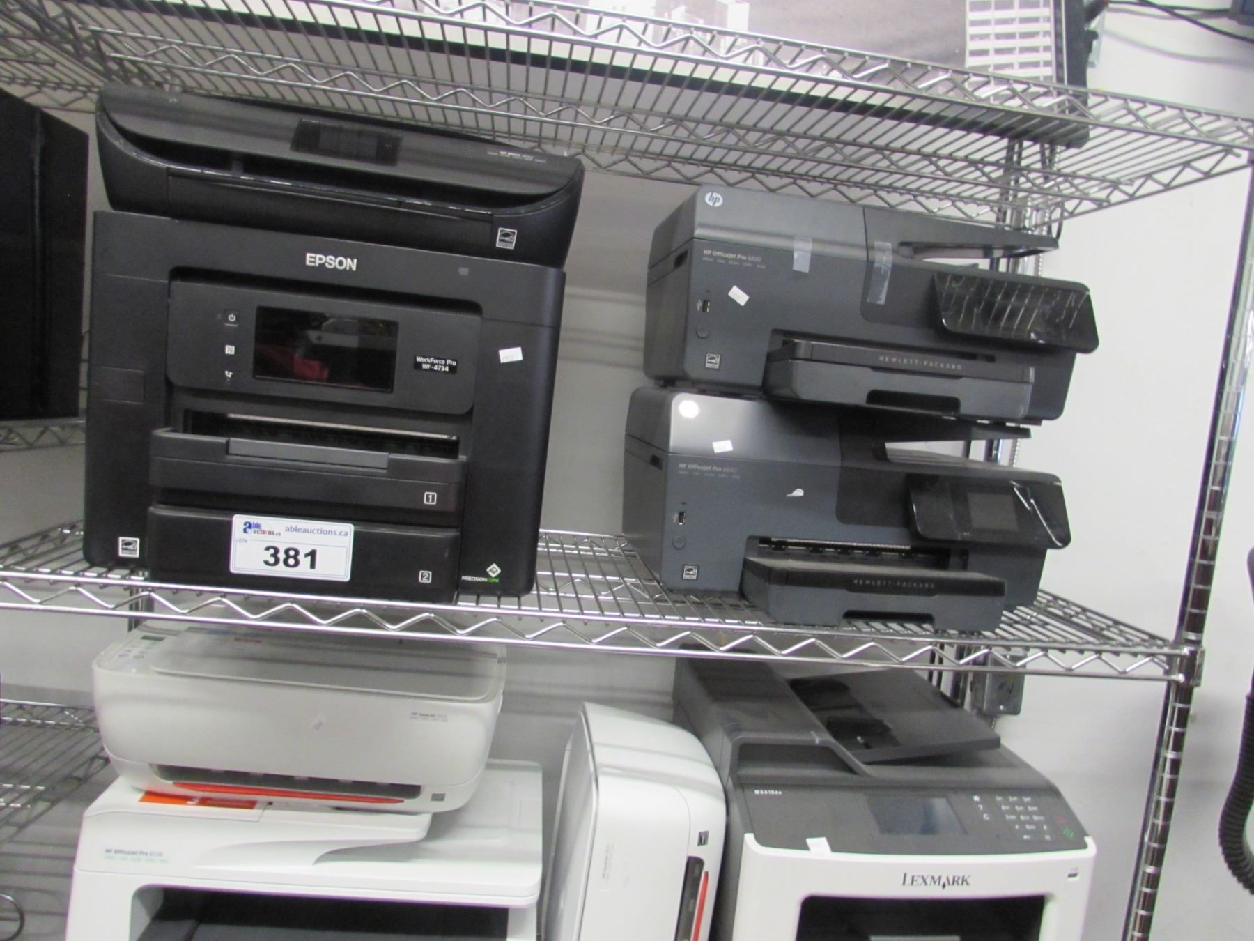 EPSON WORKFORCE PRO WF-4734, HP ENVY 4522 & HP OFFICEJET PRO 6830 PRINTERS