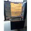 Image 2 : KENMORE ELITE BLACK FRENCH DOOR FRIDGE WITH BOTTOM FREEZER