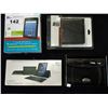 Image 1 : 7" PANIMAGE NOVEL EREADER ANDROID TABLET WITH CASE & LOGITECH TABLET KEYBOARD AND DRAGONS' DEN