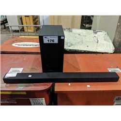 SAMSUNG SOUNDBAR AND SUBWOOFER