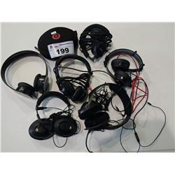 LOT OF ASSORTED HEADPHONES (BOSE, BEATS, SOL REPUBLIC & MORE)