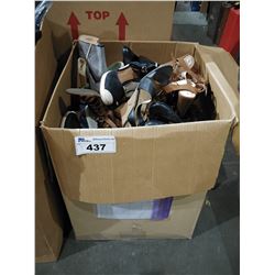 BOX OF ASSORTED SHOES