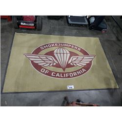 "SMOKEJUMPERS OF CALIFORNIA" FLOOR MAT