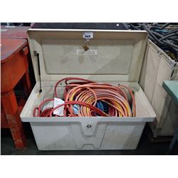 JOB BOX FULL OF AIR HOSE