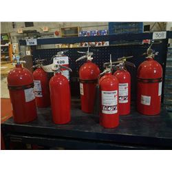 8 FIRE EXTINGUISHERS