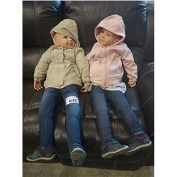 PAIR OF CHILD SIZED STUNT DUMMIES