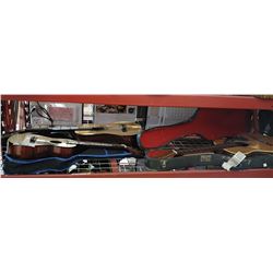 3 ACOUSTIC GUITARS WITH CASES