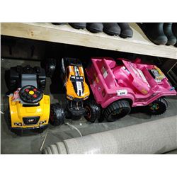 PAIR OF RIDE-ON VEHICLES AND RC TRUCK