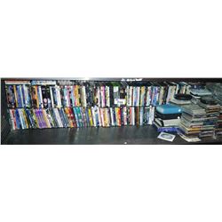 LARGE COLLECTION OF DVDS, CDS AND MORE