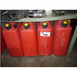 LOT OF ASSORTED JERRY CANS