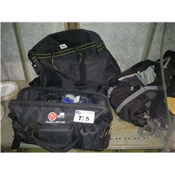 3 BAGS WITH CONTENTS