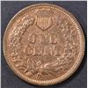 Image 2 : 1867 INDIAN CENT XF/AU