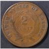 Image 2 : 1872 2 CENT PIECE VG