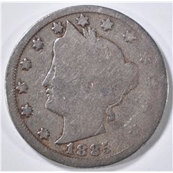 1885 LIBERTY NICKEL GOOD, KEY DATE