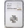 Image 1 : 1950 ROOSEVELT DIME, NGC MS-66 FT