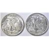 Image 2 : 1943 & 44 WALKING LIBERTY HALF DOLLARS CH BU