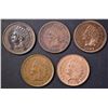 Image 1 : 5 INDIAN CENTS