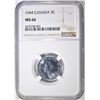 Image 1 : 1944 5 CENTS CANADA  NGC MS-66