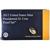 Image 1 : 2012 PRESIDENTIAL PROOF SET IN ORIG PACKAGING
