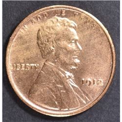 1912 LINCOLN CENT  GEM BU  FULL RED