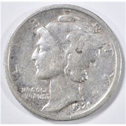 1921 MERCURY DIME  VF