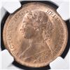 Image 2 : 1887 G. BRITAIN ½ PENCE, NGC MS-64 RB