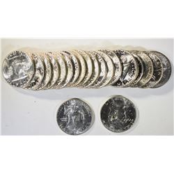 BU FRANKLIN HALF DOLLAR LOT: