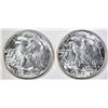 Image 2 : (2) 1942 WALKING LIBERTY HALVES, CH BU