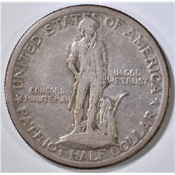 1925 LEXINGTON COMMEM HALF XF