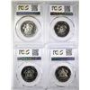 Image 2 : 4 PROOF KENNEDY HALVES ALL PCGS GRADED