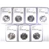 Image 1 : NGC GRADED  KENNEDY HALF DOLLARS, ALL MS-65
