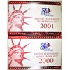 Image 1 : 2000 & 2001 U.S. SILVER PROOF SETS